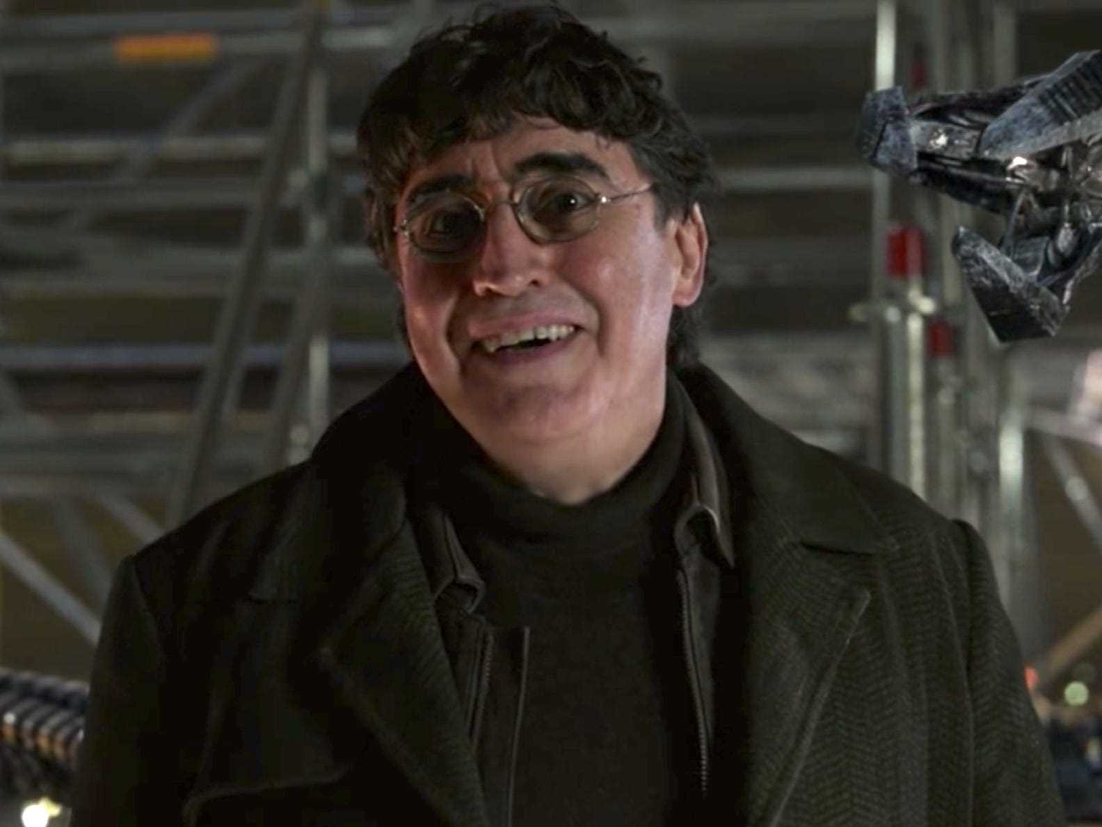 Alfred Molina als Dr. Otto Octavius/Doc Ock in „Spider-Man: No Way Home“.