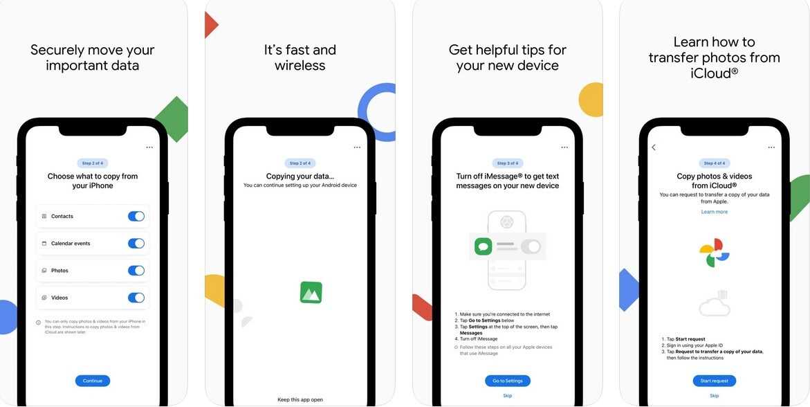 Google listet heimlich die Switch to Android App im Apple App Store auf - Google macht den Wechsel von iOS zu Android einfacher mit der neuen App