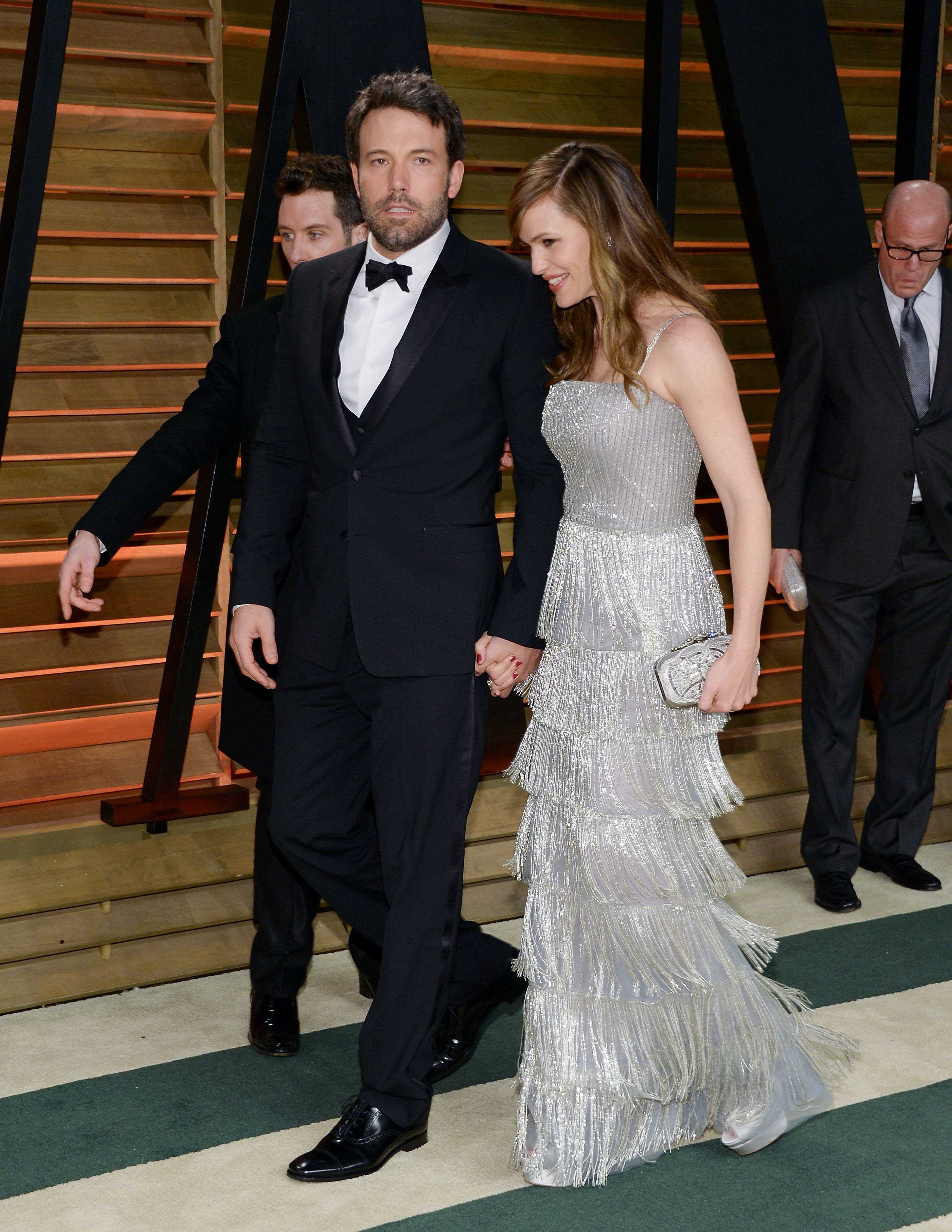Ben Affleck und seine Frau Jennifer Garner nehmen an der Vanity Fair Oscar Party 2014 teil