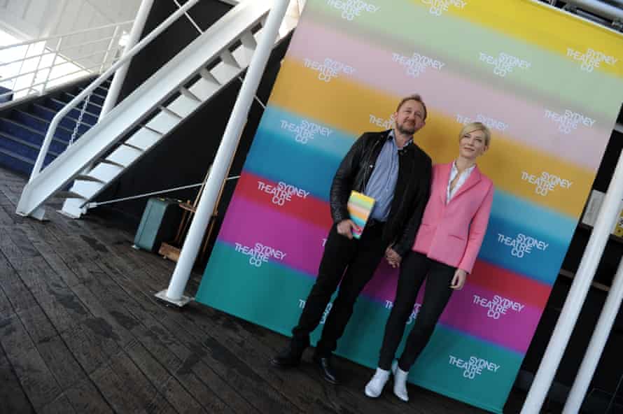 Cate Blanchett und ihr Ehemann, Filmregisseur und Dramatiker Andrew Upton, bei der Sydney Theatre Company in Australien, 2012.