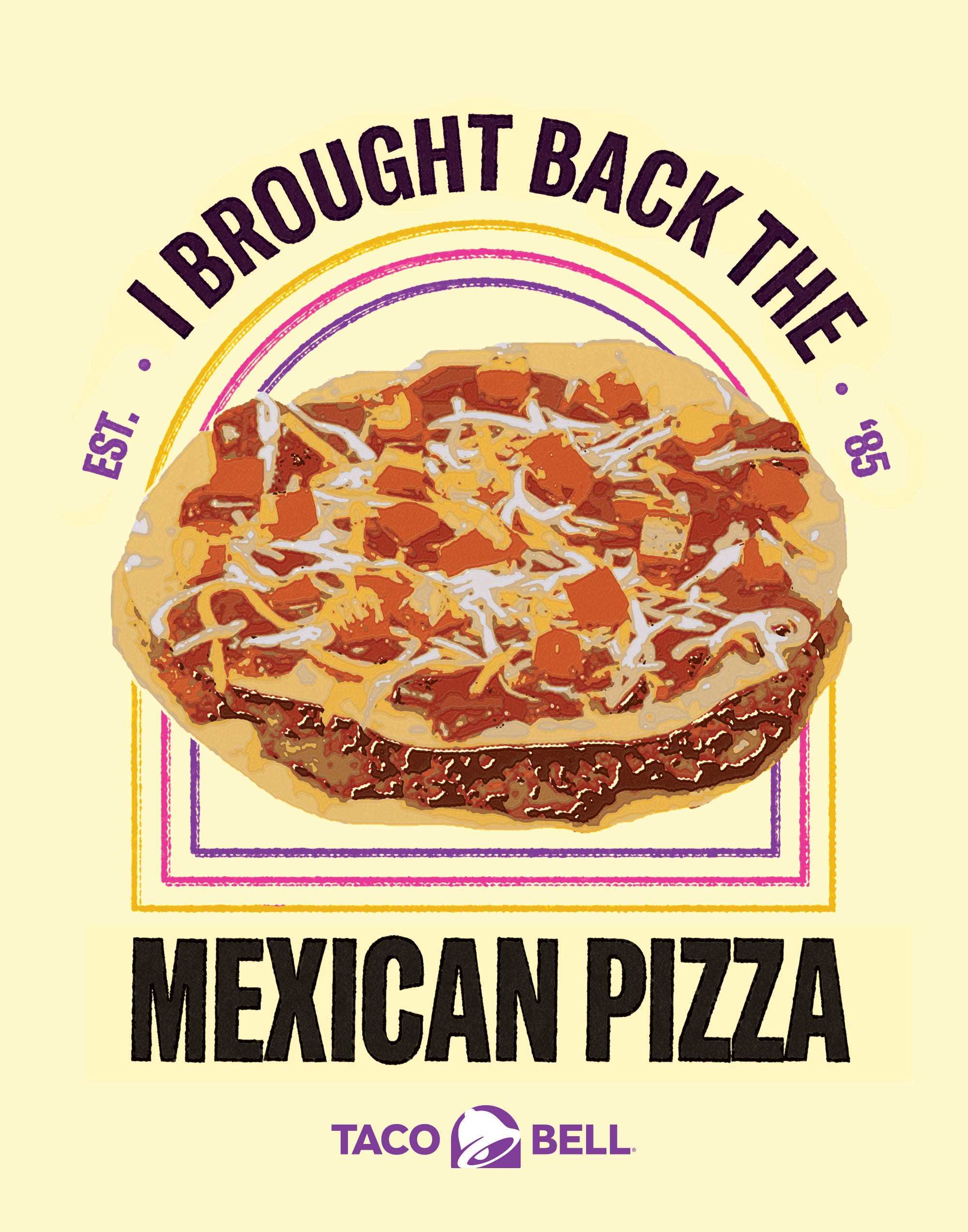 Taco Bell mexikanische Pizza