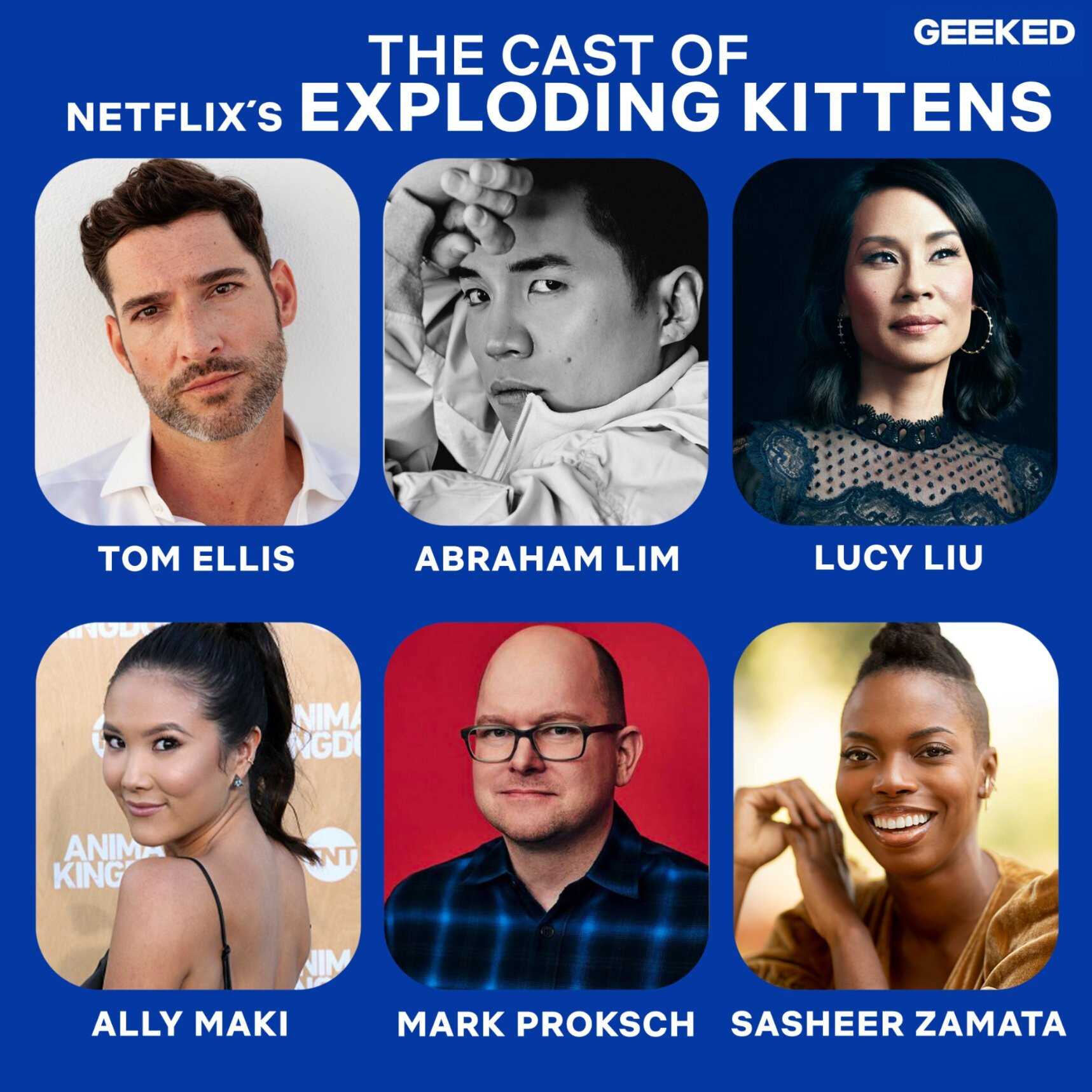 Besetzung der Zeichentrickserie Exploding Kittens – Netflix und Exploding Kittens schließen sich für ein Handyspiel und eine Zeichentrick-Comedyserie zusammen