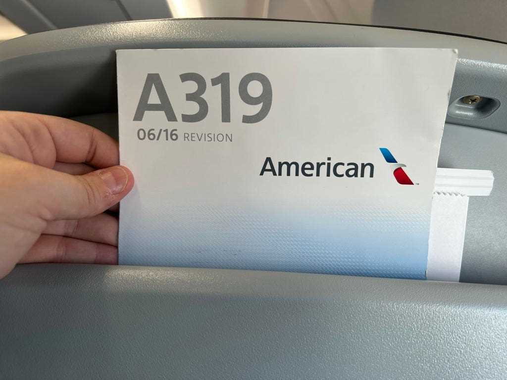 Fliegende American Airlines.