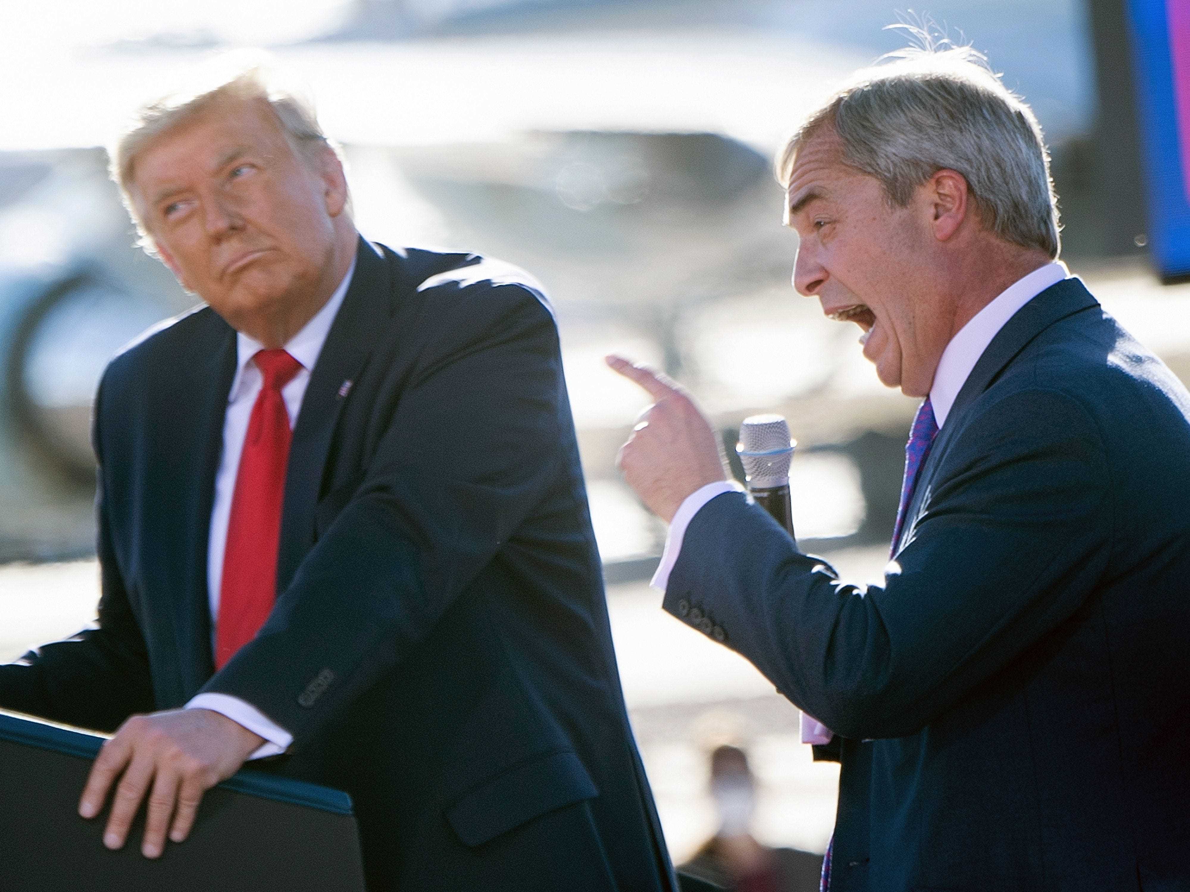 Donald Trump und Nigel Farage