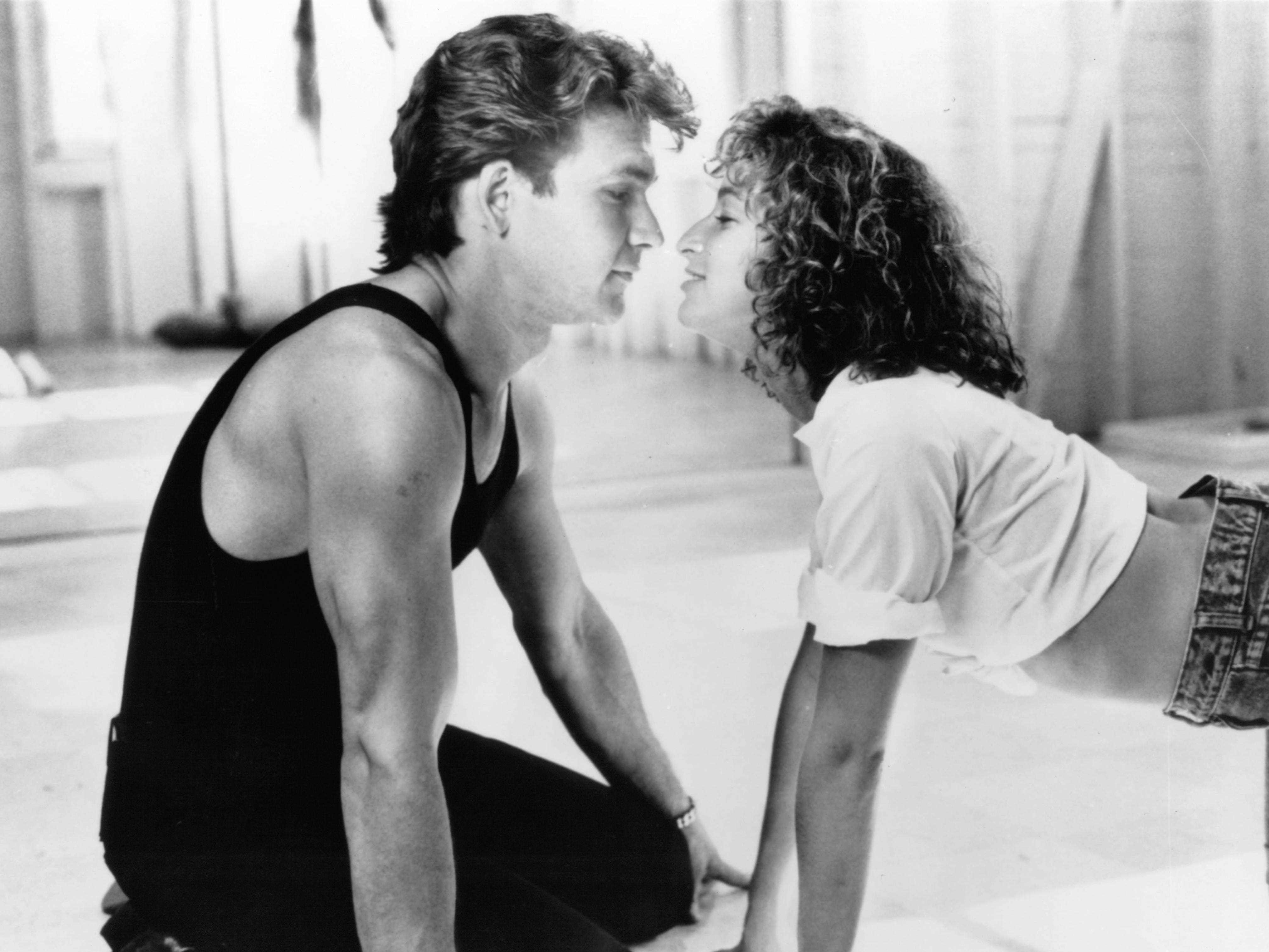 Patrick Swayze und Jennifer Grey in einer Szene aus dem Film „Dirty Dancing“, 1987.