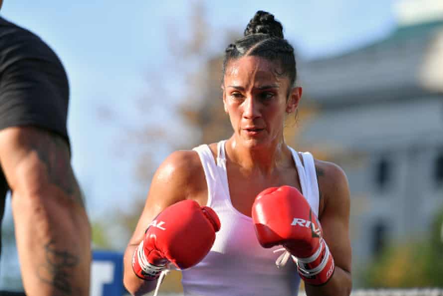 Amanda Serrano im Training