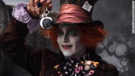 Johnny Depp spielt die Hauptrolle in „Alice im Wunderland“. 