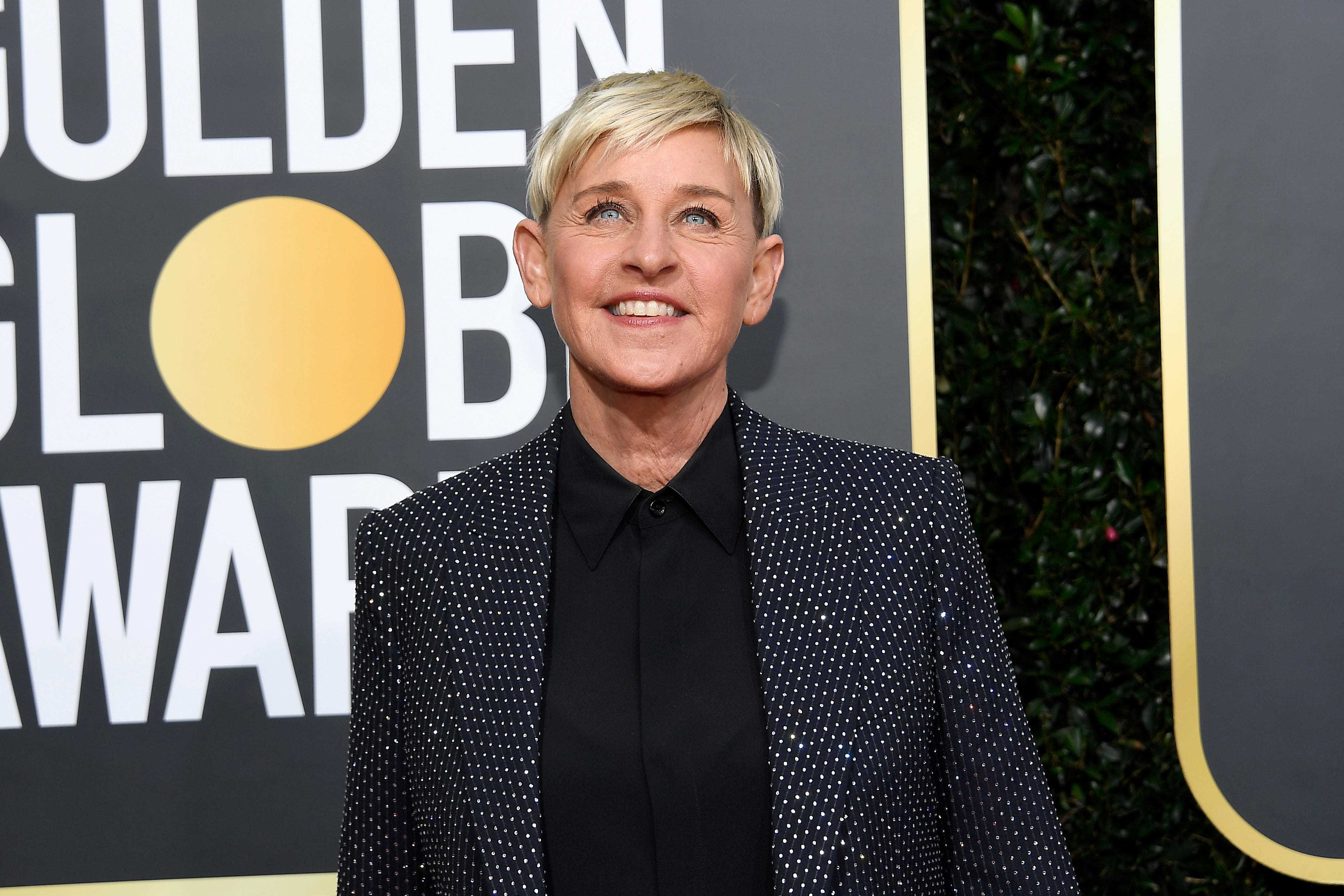 Ellen DeGeneres kommt zu den 77. Annual Golden Globe Awards, die am 5. Januar 2020 im Beverly Hilton Hotel abgehalten werden.