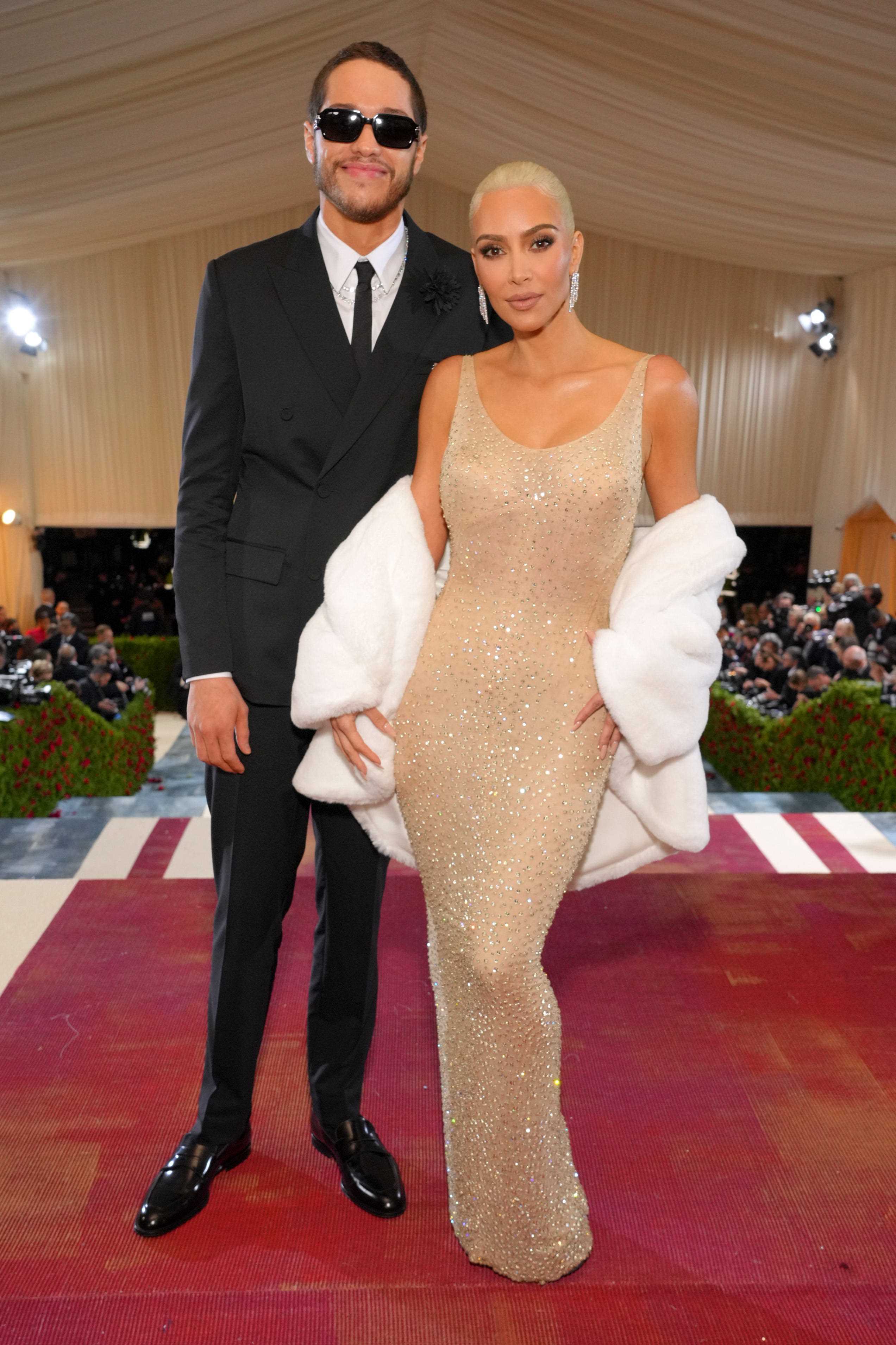 Kim Kardashian und Pete Davidson besuchten zum ersten Mal gemeinsam die Met Gala.