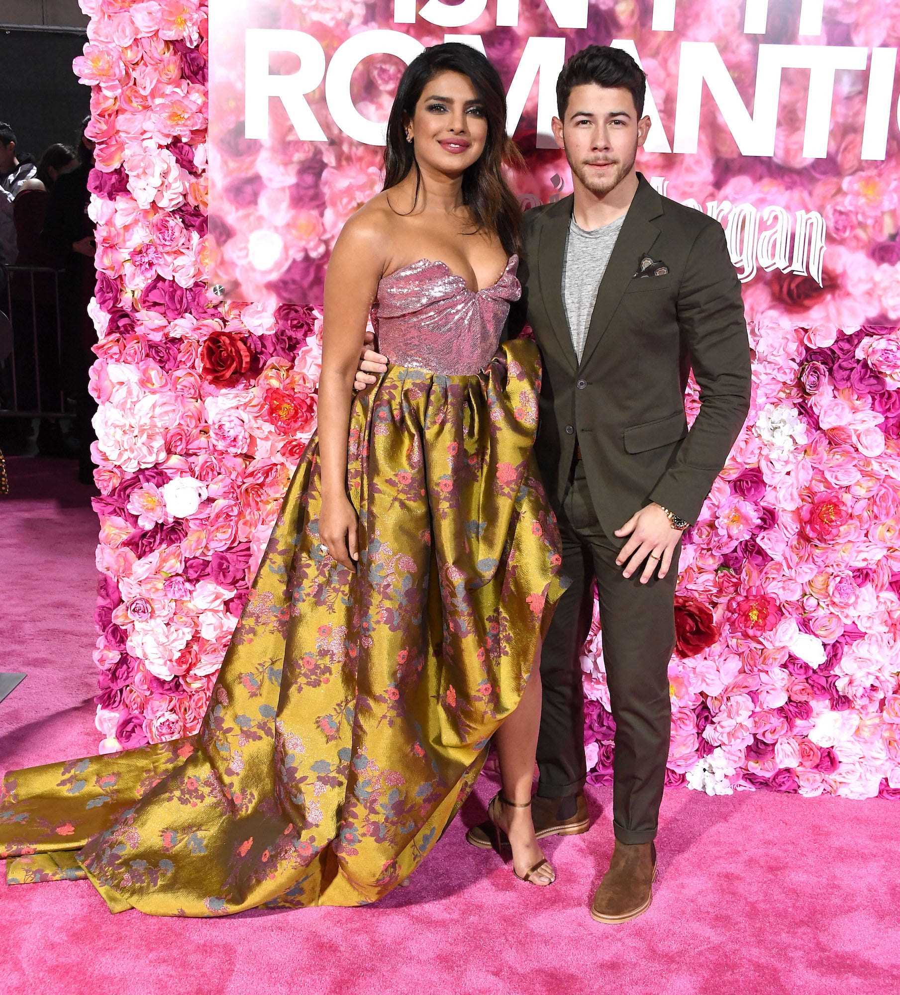 Priyanka Chopra Jonas und Nick Jonas bei einer Filmpremiere am 11. Februar 2019.