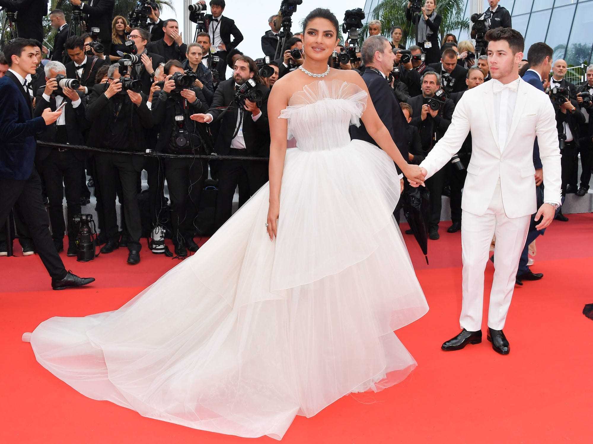 Priyanka Chopra Jonas und Nick Jonas bei den Filmfestspielen von Cannes am 18. Mai 2019.