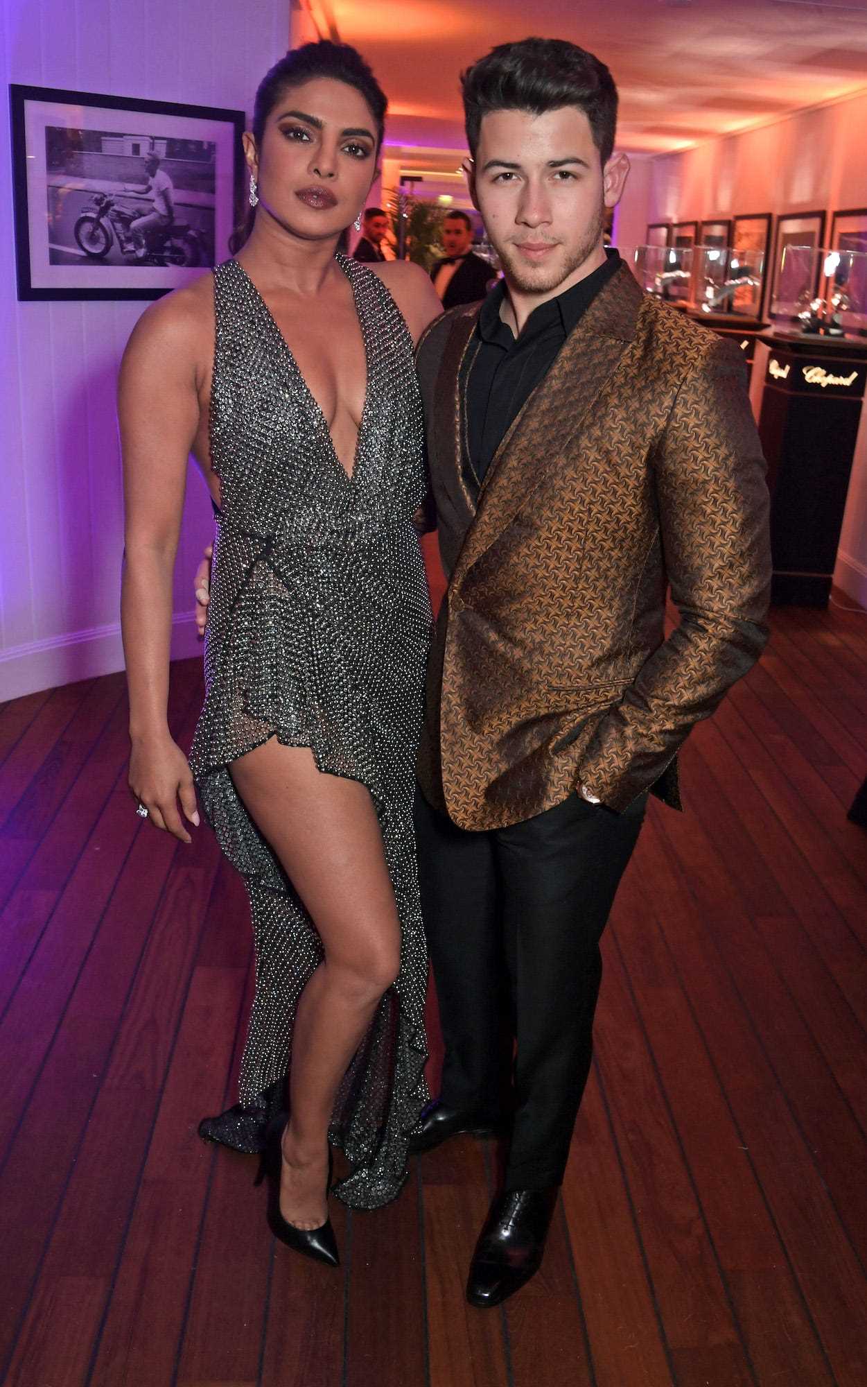 Priyanka Chopra Jonas und Nick Jonas bei einer Veranstaltung in Cannes am 18. Mai 2019.