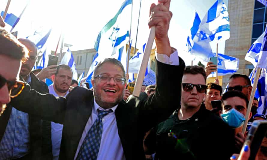 Der rechte Politiker Itamar Ben-Gvir am 20. April in Jerusalem.