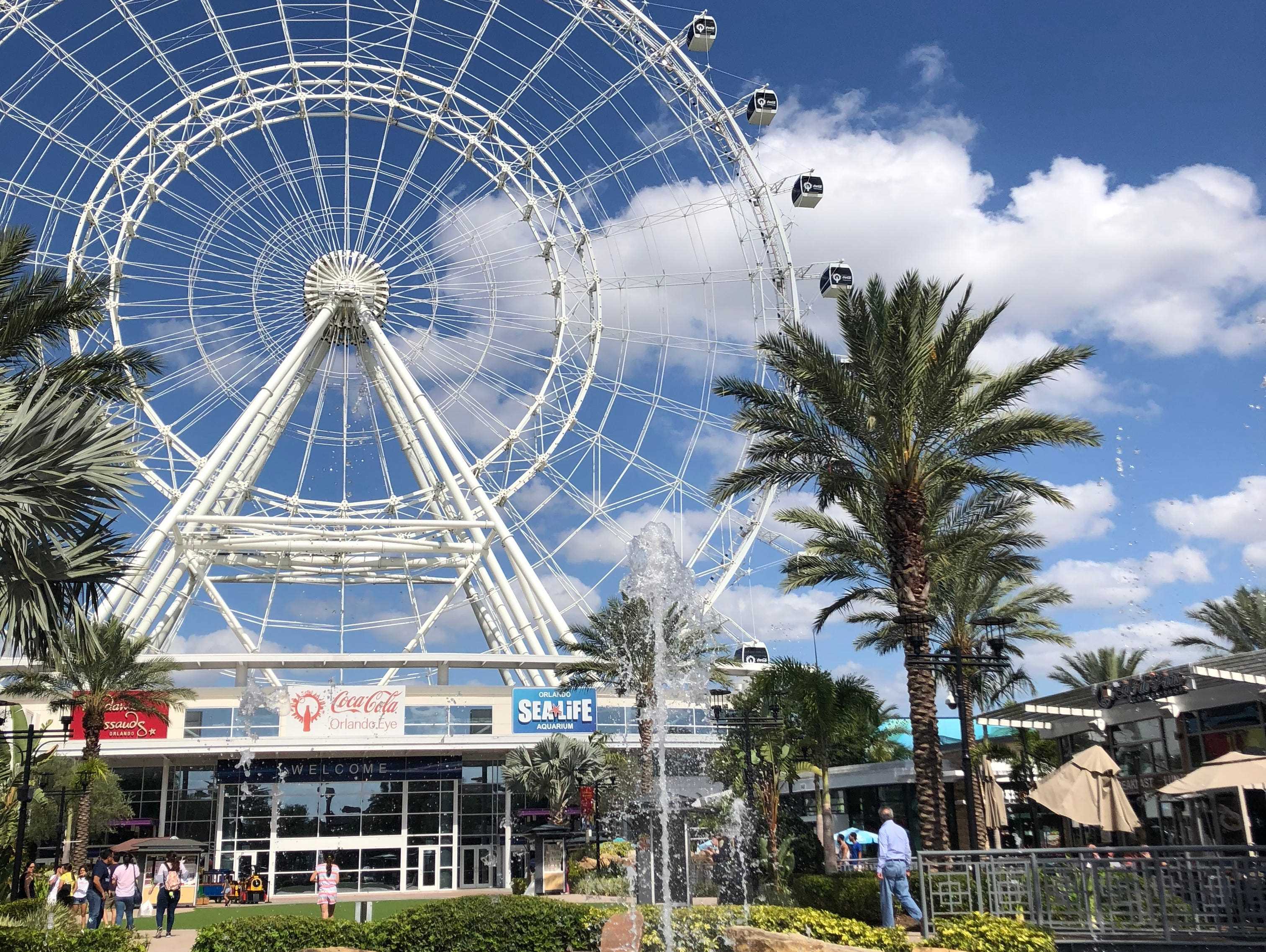 Aufnahme des Orlando Icon-Riesenrads