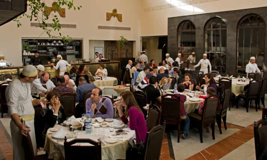 Naranj-Restaurant in Damaskus.