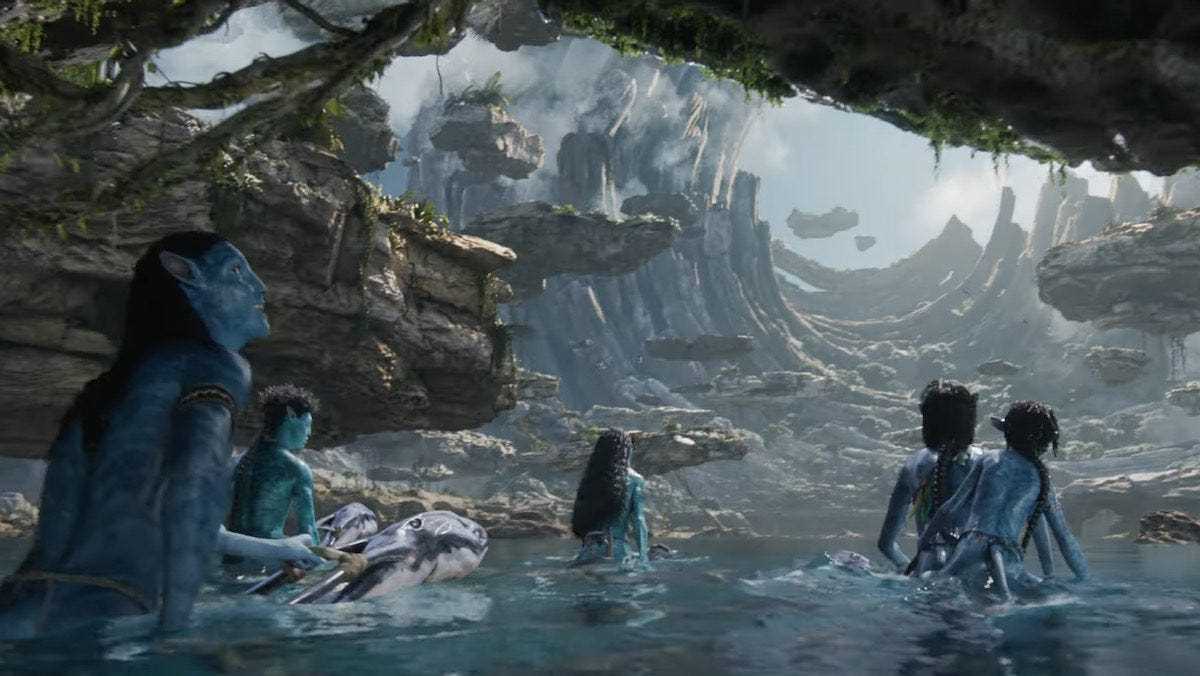 Na'vi im Wasser