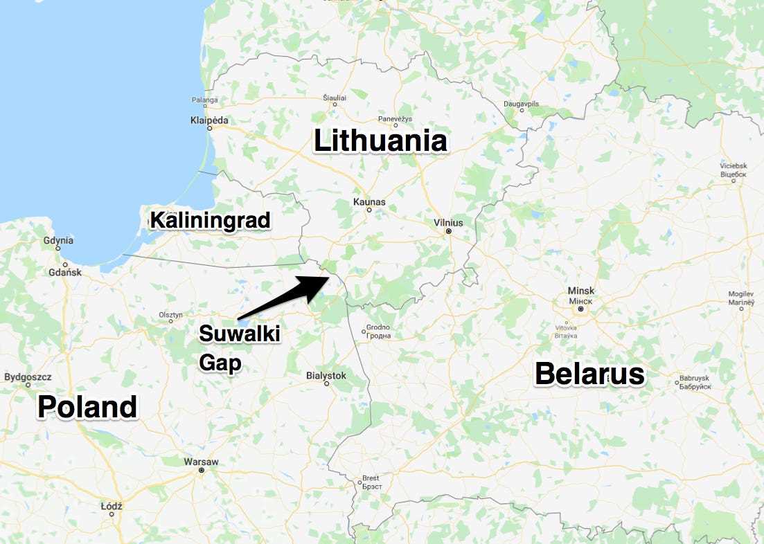 Polen Litauen Weißrussland Suwalki Gap
