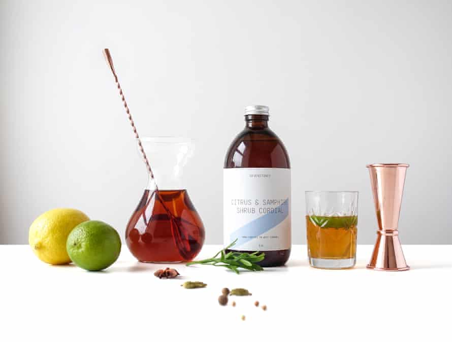 Sevenstones' Zitrus- und Meerfenchelstrauch-Cocktail.
