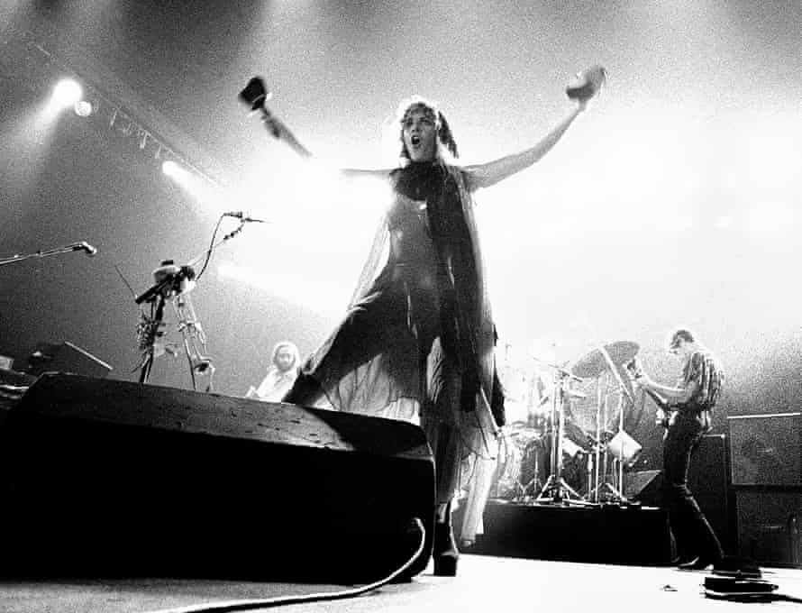 Fleetwood Mac trat 1977 auf.