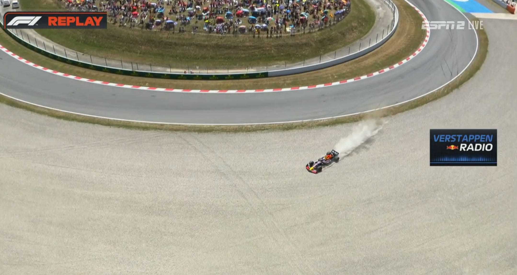 Max Verstappen beim Spanien-Grand-Prix von der Strecke abgekommen