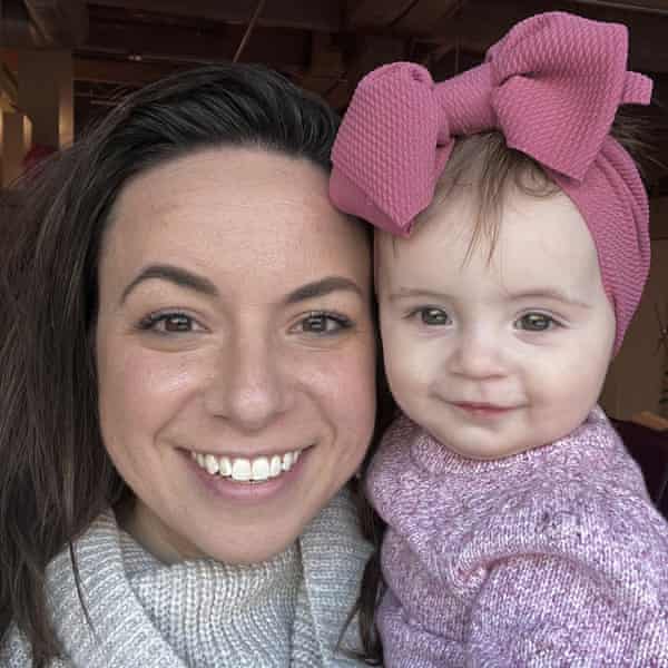 Morgan Fabry mit ihrer Tochter.