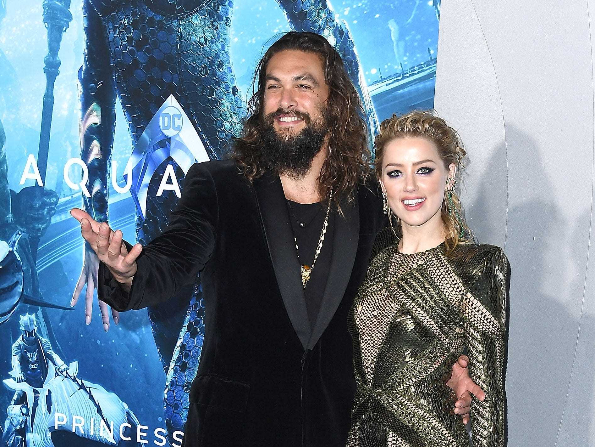 Jason Momoa, Amber Heard kommt am 12. Dezember 2018 zur Premiere von Warner Bros. Pictures' „Aquaman“ im TCL Chinese Theatre in Hollywood, Kalifornien.