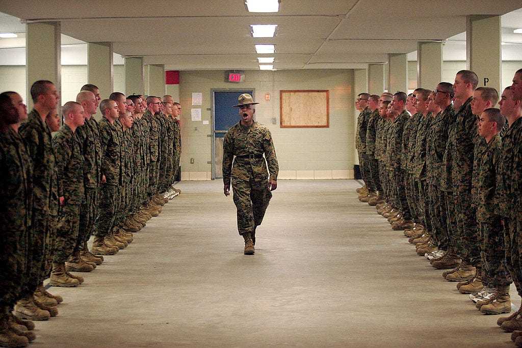 Parris Island, Senior Drill Instructor des United States Marine Corps