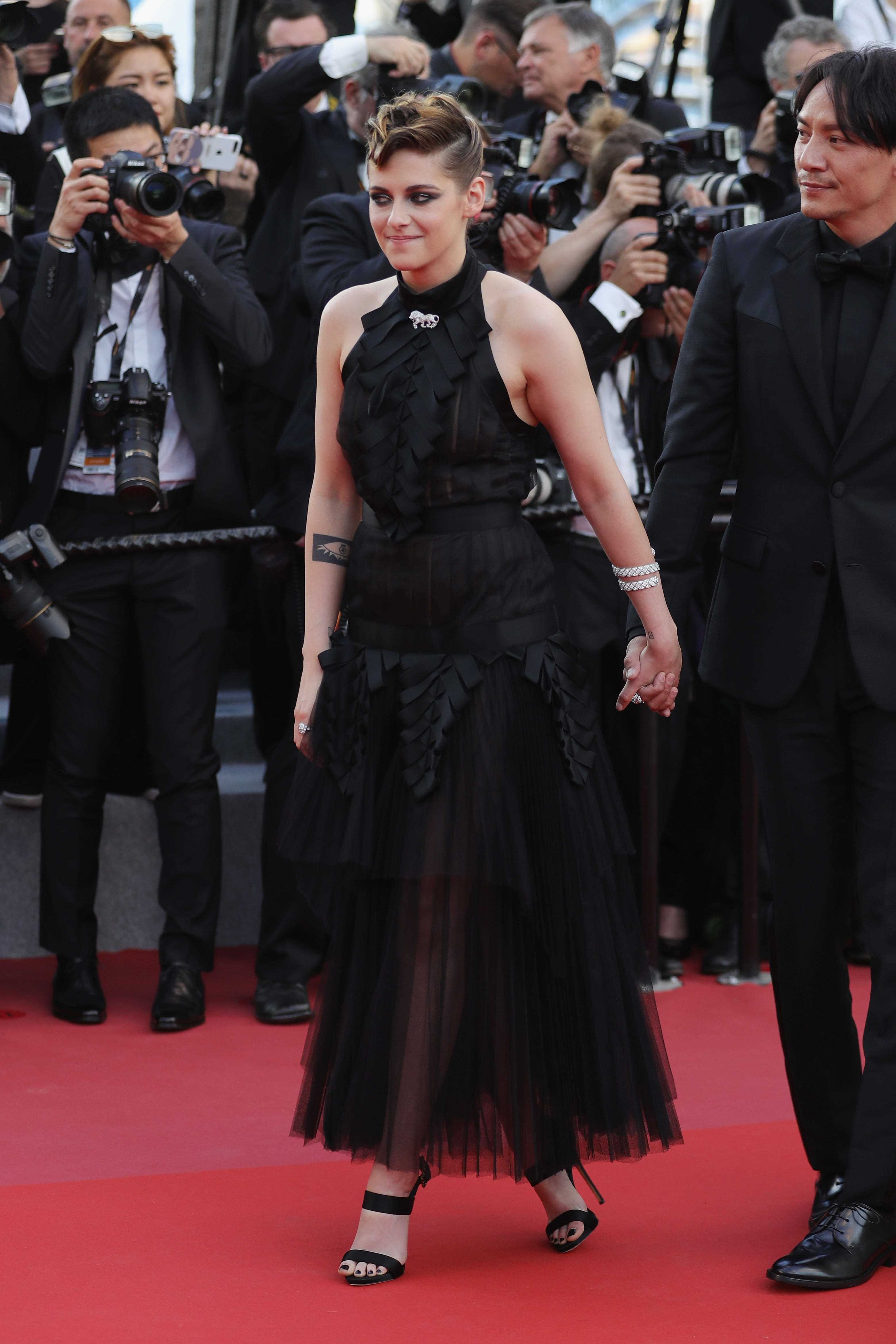 Jurymitglied Kristen Stewart bei der Eröffnungsgala der Filmfestspiele von Cannes 2018.