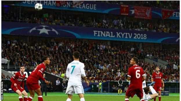 Gareth Bale trifft im Finale der Champions League 2018 gegen Liverpool