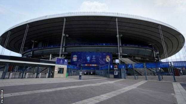Das Stade de France, Austragungsort des Champions-League-Finales 2022 zwischen Liverpool und Real Madrid