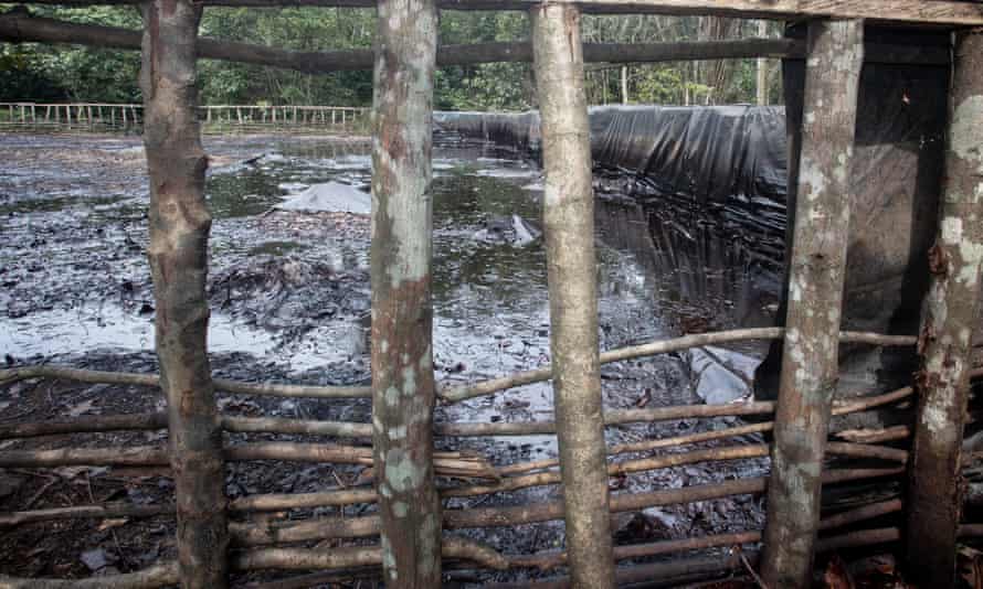 Eine kürzlich geschlossene illegale Raffinerie in einem Wald in Ikwerre.