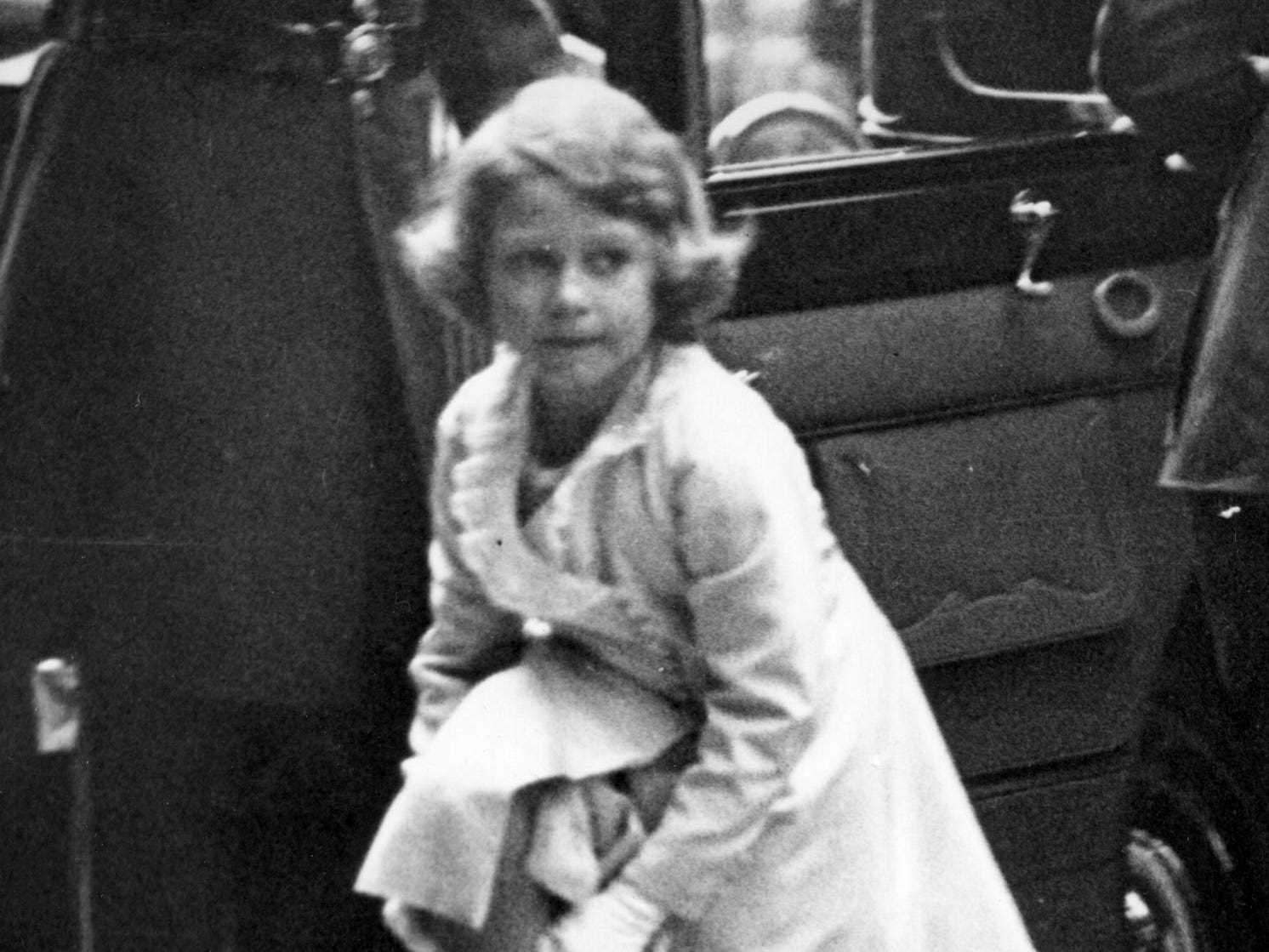 Eine junge Queen Elizabeth im Jahr 1933.
