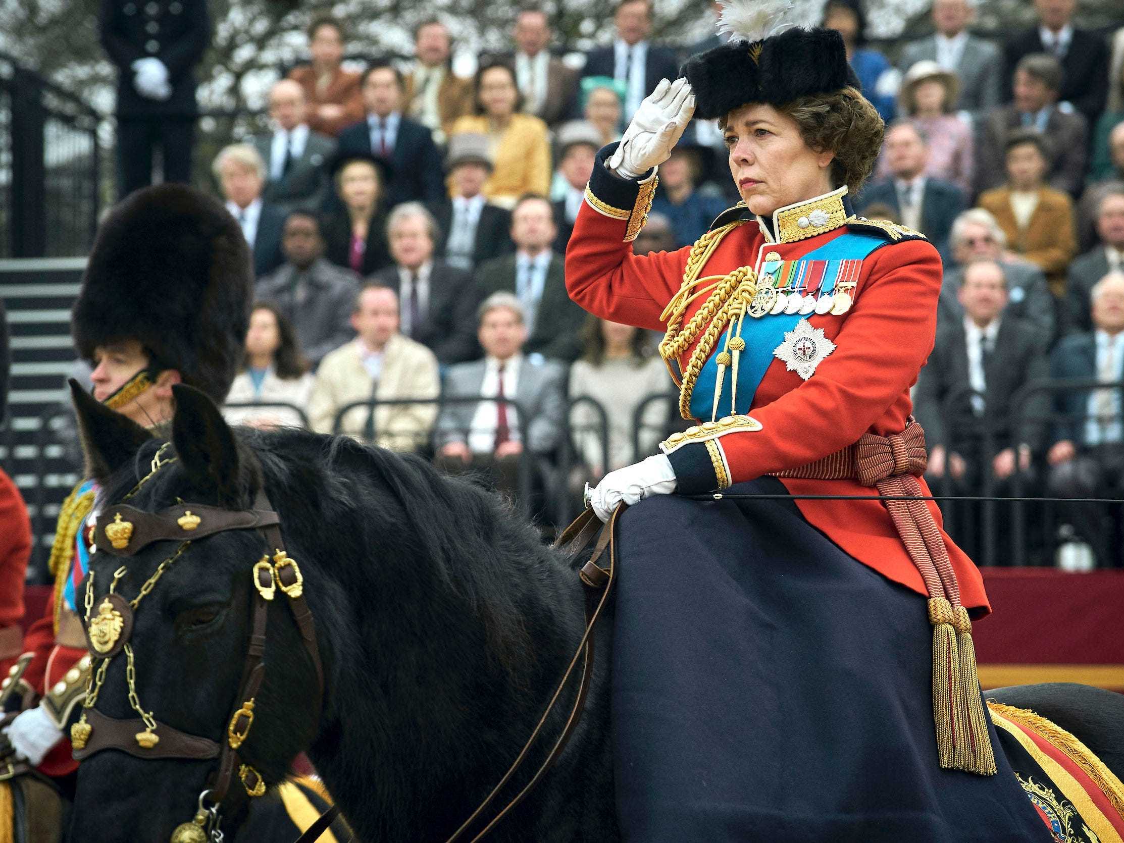 Olivia Colman als Queen Elizabeth in „The Crown“: