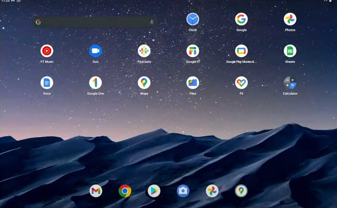 Android 13 Tablet-Startbildschirm – Android 13 für Tablets bringt eine Taskleiste, verbessertes Multitasking und praktischere Funktionen