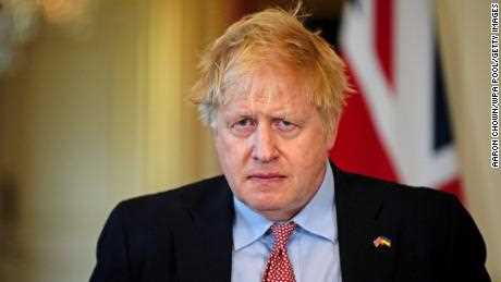 Der britische Premierminister Boris Johnson in der Downing Street am 7. April 2022.