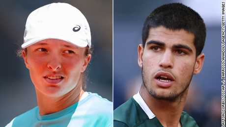 French Open: Carlos Alcaraz und Iga Swiatek sind Tennis'  aufgehende Sterne