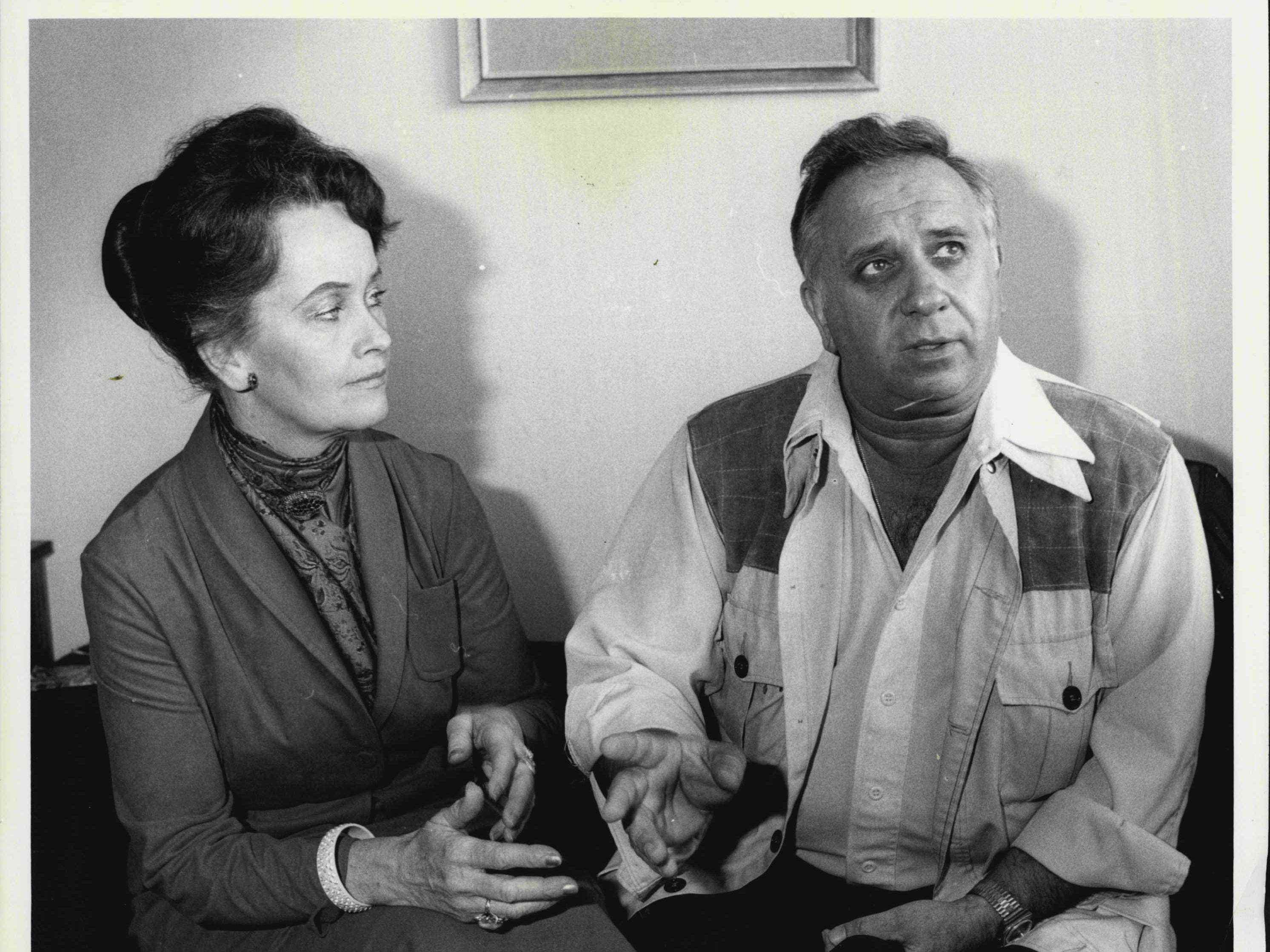 Die amerikanischen Geisterjäger Lorraine und Ed Warren.  30. April 1980