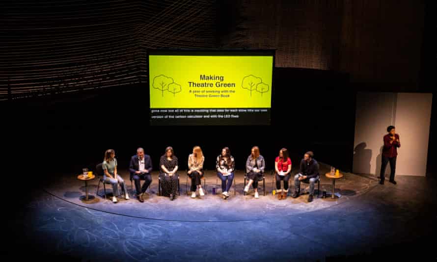 Die erste Nachhaltigkeitskonferenz „Making Theatre Green“ im National Theatre, London, im Juni 2022.
