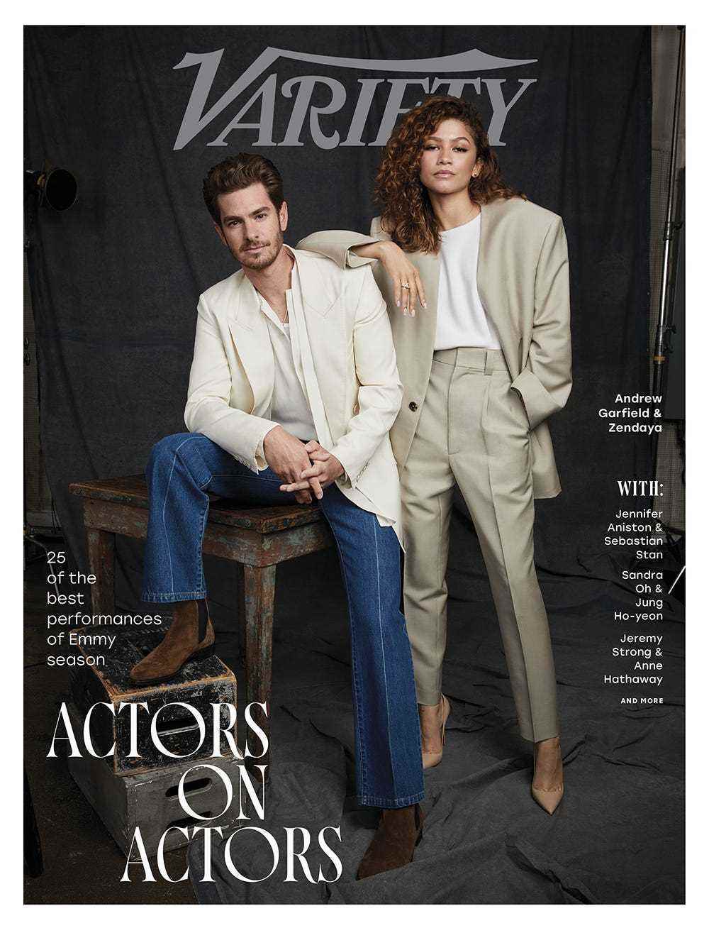 Andrew Garfield und Zendaya für Variety Actors on Actors 2022