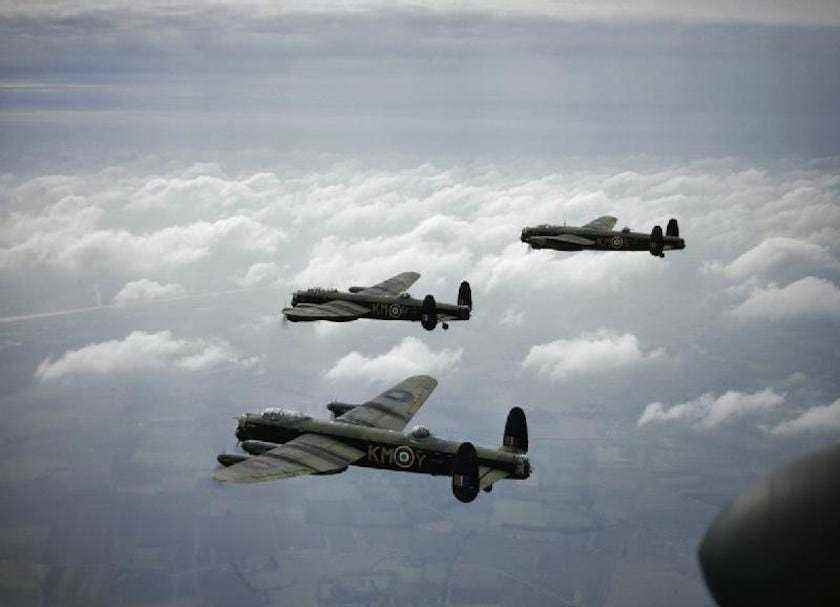 Avro Lancaster-Bomber der Royal Air Force