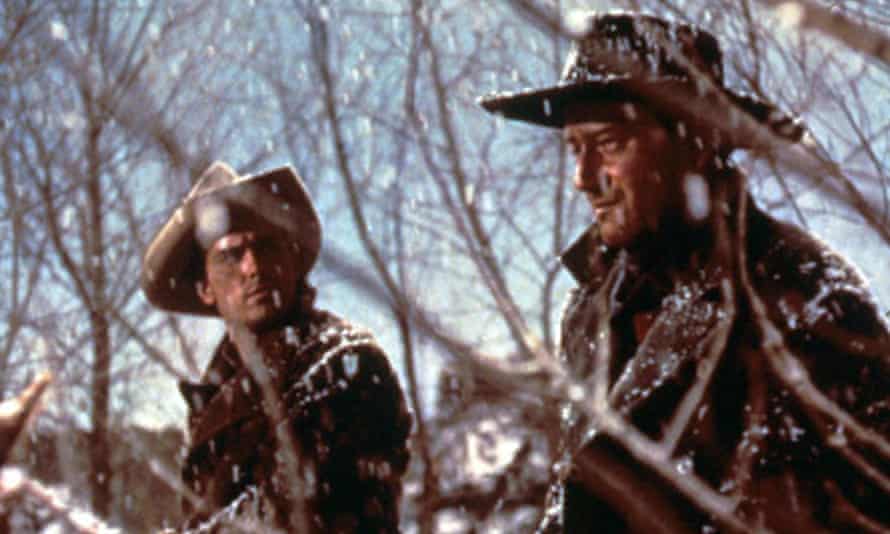 Jeffrey Hunter und John Wayne in The Searcher.