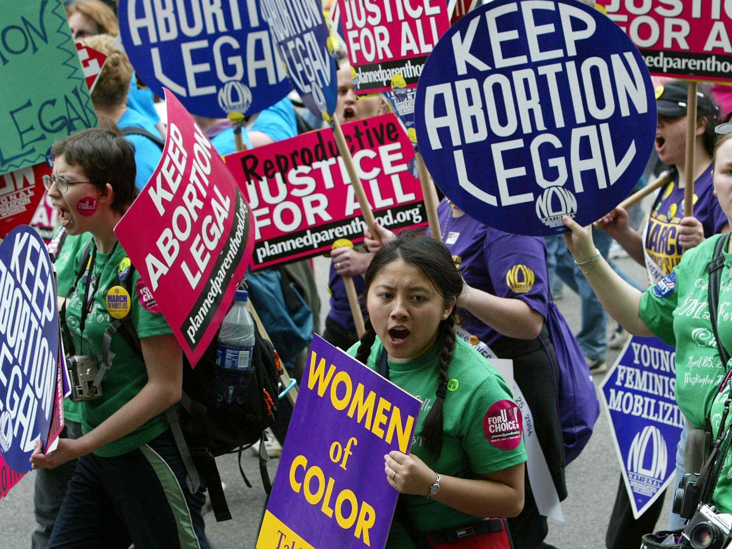 Hunderttausende Aktivisten demonstrierten für Abtreibungsrechte