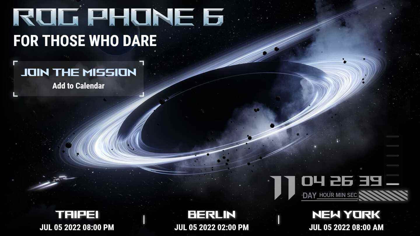 Das Launch-Event findet offiziell am 5. Juli statt und kommt sehr, sehr bald – Asus ROG Phone 6 erscheint auf Geekbench mit Snapdragon 8+ Gen 1 und 16 GB RAM