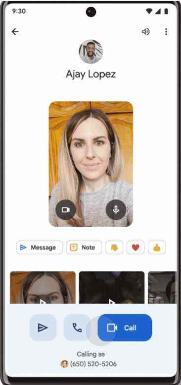 Der neue Google Meet-Startbildschirm – Google kombiniert Meet und Duo zu einer mobilen App auf einer einzigen Plattform