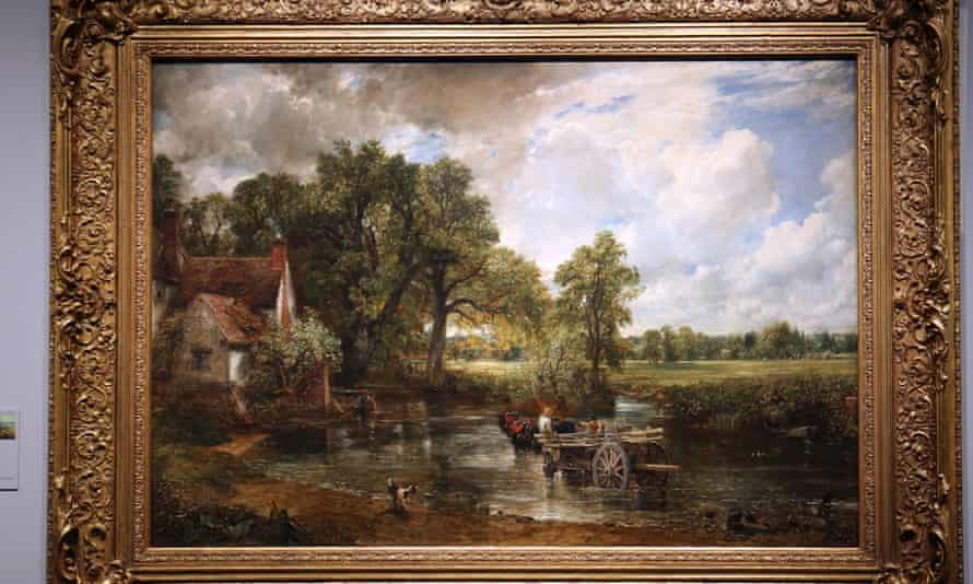 John Constables Gemälde The Hay Wain von 1821.