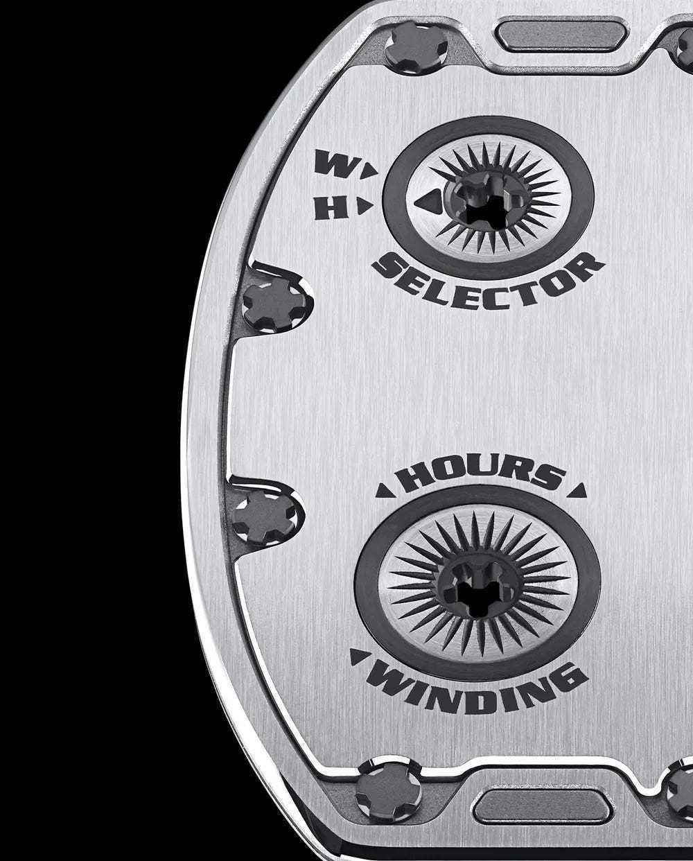 Die Aufzugsmechanismen der ultraflachen mechanischen Uhr Richard Mille UP-01