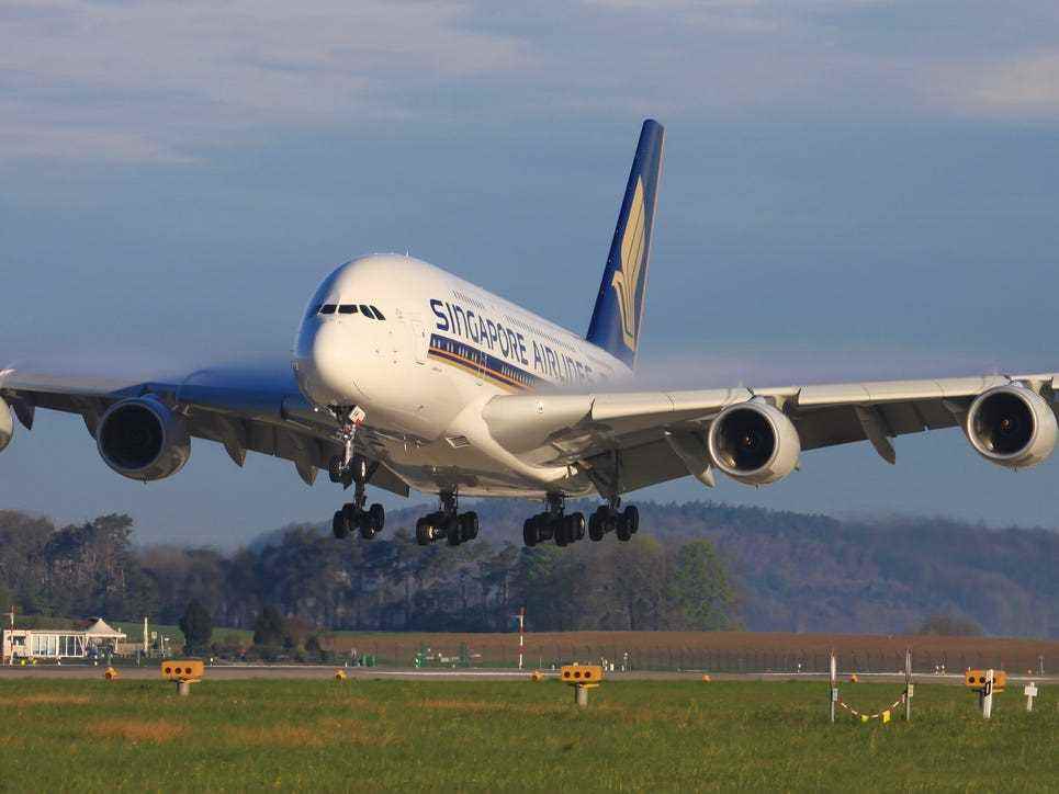 Singapore Airlines A380.
