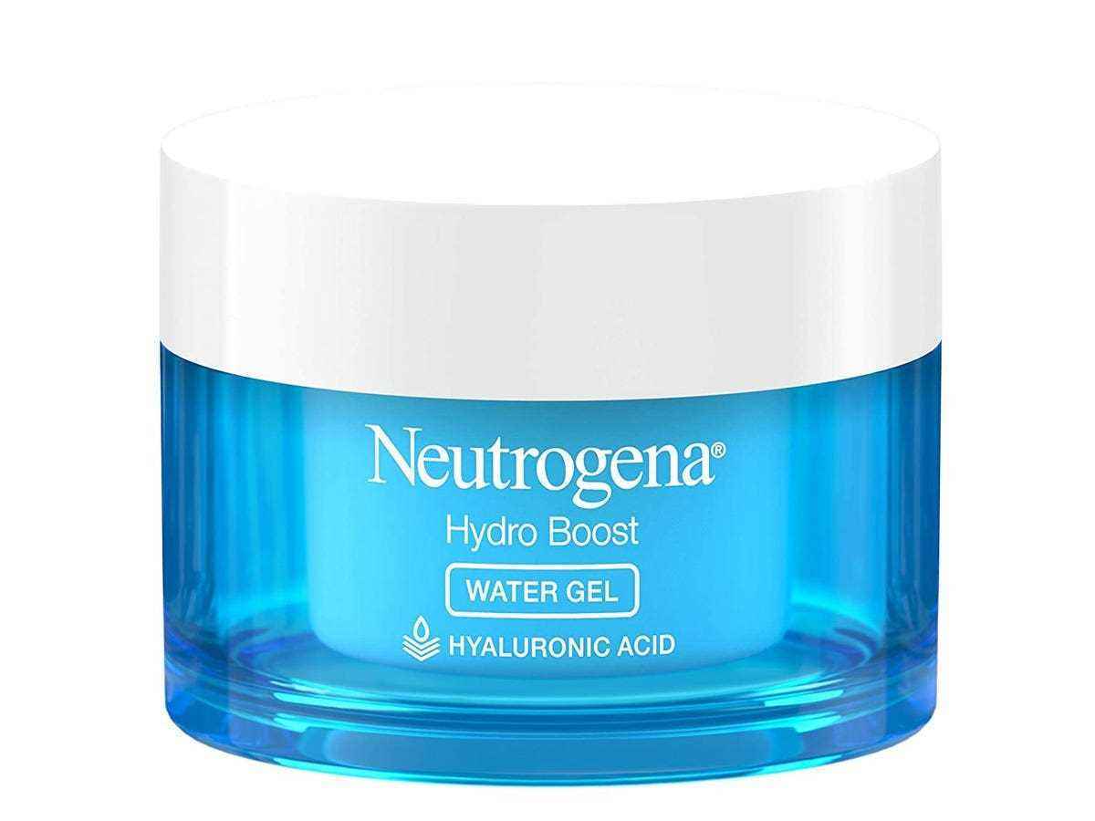 Neutrogena Hydro Boost Hyaluronic Acid Hydrating Water Gel auf weißem Hintergrund