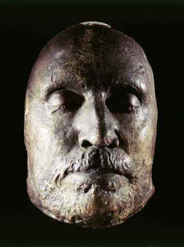 Die Totenmaske von Oliver Cromwell