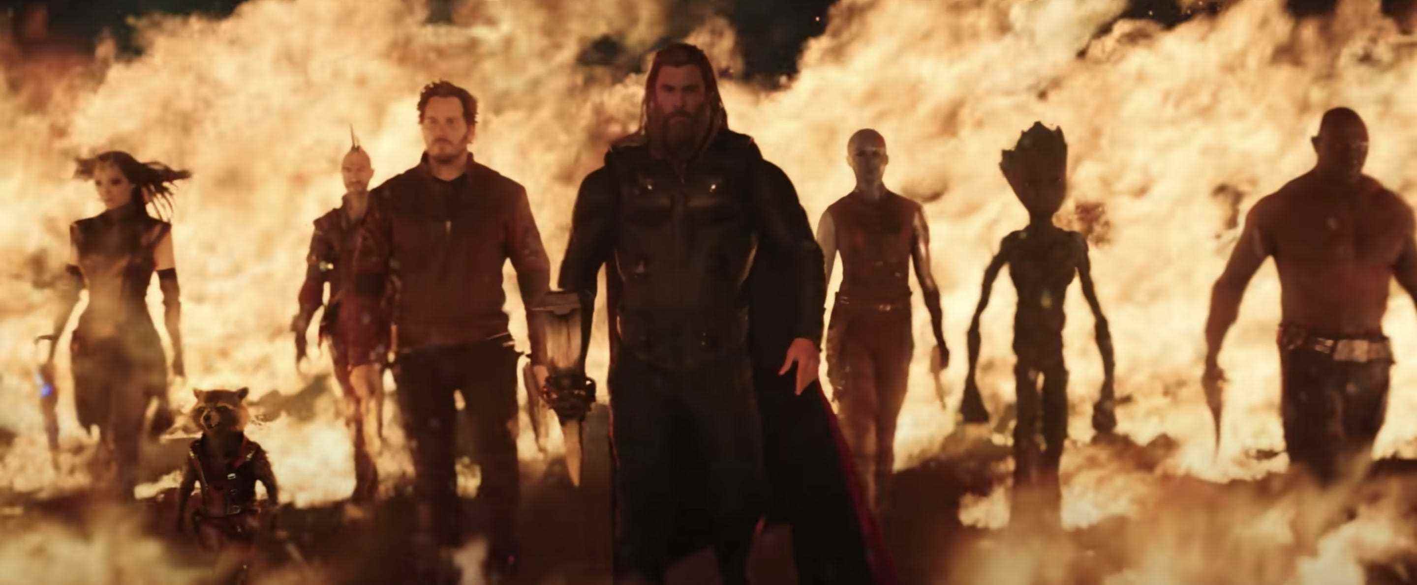 Thor und die Guardians of the Galaxy in „Thor: Love and Thunder“.